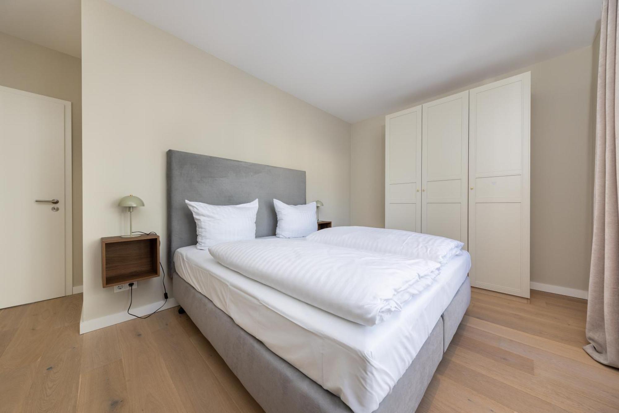 Ferienwohnung Strom Acht - Modern Frisch Inkl Stellplatz, Balkon - 200M Zum Alten Strom 로스토크 외부 사진