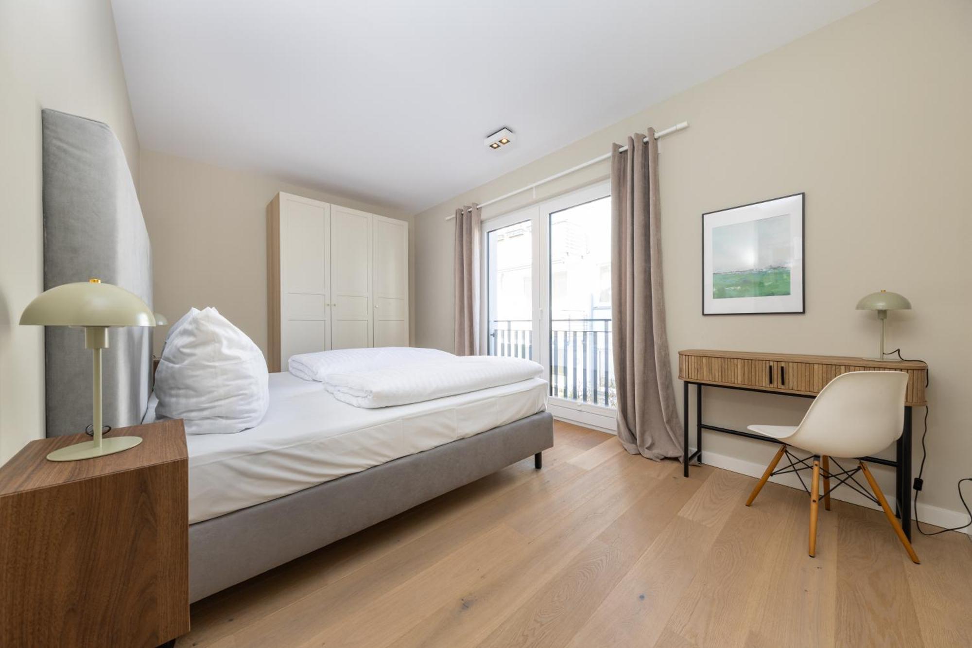 Ferienwohnung Strom Acht - Modern Frisch Inkl Stellplatz, Balkon - 200M Zum Alten Strom 로스토크 외부 사진
