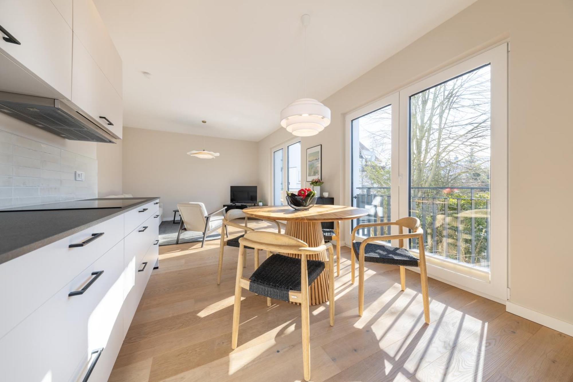 Ferienwohnung Strom Acht - Modern Frisch Inkl Stellplatz, Balkon - 200M Zum Alten Strom 로스토크 외부 사진